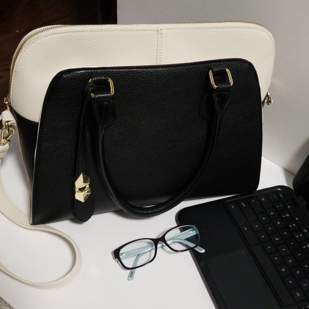 Charming  Charlie black and white purse